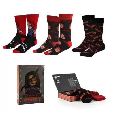 Chucky 3 db-os felnőtt zokni csomag termékfotó