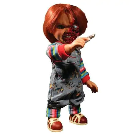 Chucky Childs Play 3 pizza arcú Chucky beszélő figura 38cm termékfotója