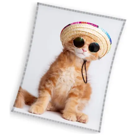 Cicás Cool Kitty polár takaró termékfotó