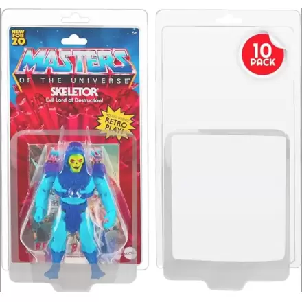 Clamshell 10 db-os PET protector védőtok csomag Masters of the Universe akciófigurákhoz termékfotó