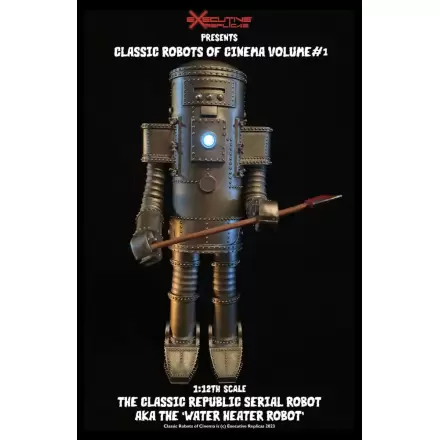 Classic Robots of Cinema 1/12 Volume #1: The Classic Republic Serial Robot a.k.a. The Water Heater Robot akciófigura 15 cm termékfotó