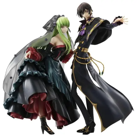 Code Geass: Lelouch of the Rebellion Precious G.E.M. Series L.L. & C.C. 20th Anniversary 2 db-os szobor figura csomag 25 cm termékfotó
