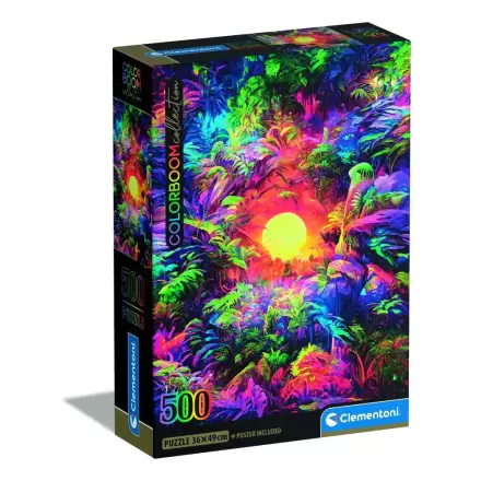 Color Boom Psychedelic Jungle Sunrise puzzle 500db-os termékfotója