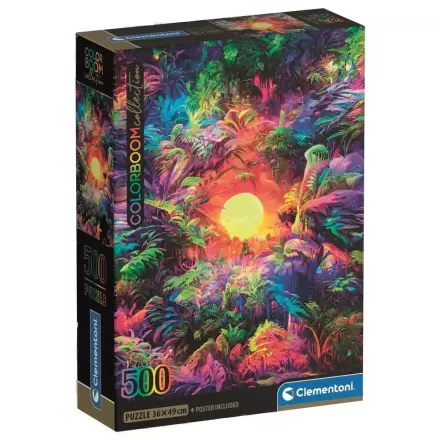 Color Boom Psychedelic Jungle Sunrise puzzle 500db-os termékfotó