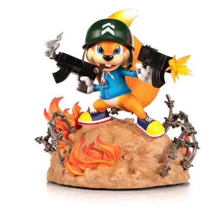 Conker: Conker's Bad Fur Day Soldier Conker szobor figura 33 cm termékfotó