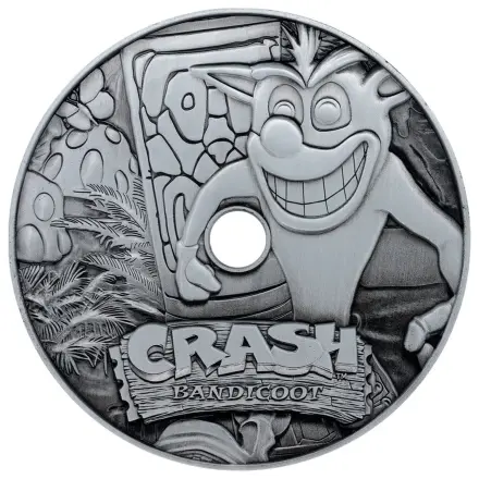 Crash Bandicoot replika Metal CD-ROM Collectible Limitált kiadás 11 cm termékfotó