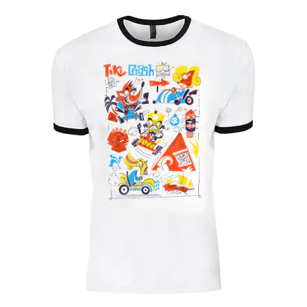 Crash Bandicoot tiki crash Ringer póló termékfotó