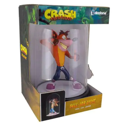 Crash Bandicoot üveggömb lámpa termékfotó