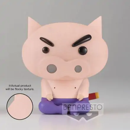Crayon Shinchan Buriburi Zaemon Ver.B Fluffy Puffy figura 7cm termékfotó