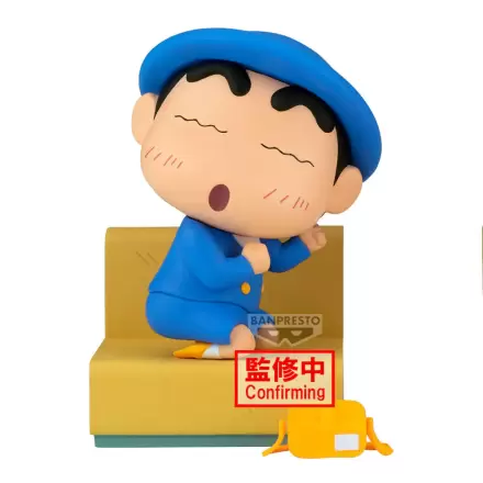 Crayon Shinchan Nakayoshi Memories Let's Go To Kindergarten Shinnosuke figura 10cm termékfotó