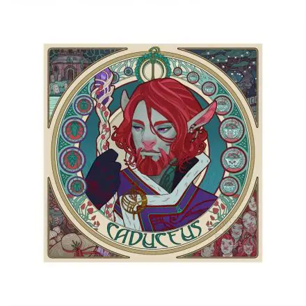 Critical Role Art Print Mighty Nein Portrait Series: Caduceus 35 x 35 cm - keret nélküli vászonkép termékfotó
