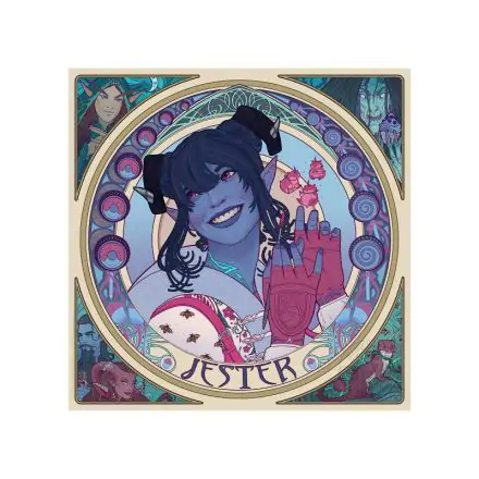Critical Role Art Print Mighty Nein Portrait Series: Jester 35 x 35 cm - keret nélküli vászonkép termékfotó