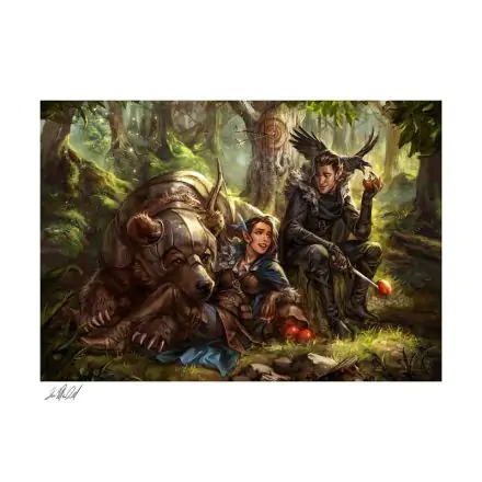 Critical Role Art Print Vex & Vax 46 x 61 cm - keretezetlen vászonkép termékfotó