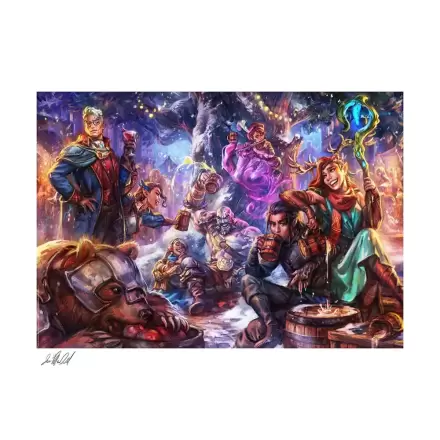 Critical Role Art Print Vox Machina: Winter's Crest at Whitestone 61 x 46 cm - keretezetlen vászonkép termékfotó