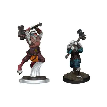 Critical Role Unpainted Miniatures Ravenite Half-Dragon Barbarian Female figura termékfotó