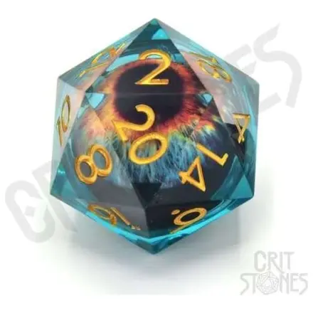 CritStones Liquid Core dobókocka D20 Eye of the Oracle 3 cm termékfotó