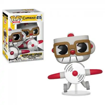 Cuphead POP! Games Vinyl figura Aeroplane Cuphead 9 cm termékfotó