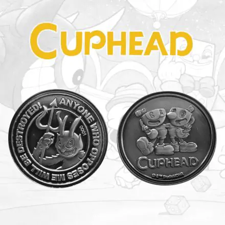 Cuphead The Devil, Cuphead & Mugman Gyűjthető érme Limitált kiadás termékfotó