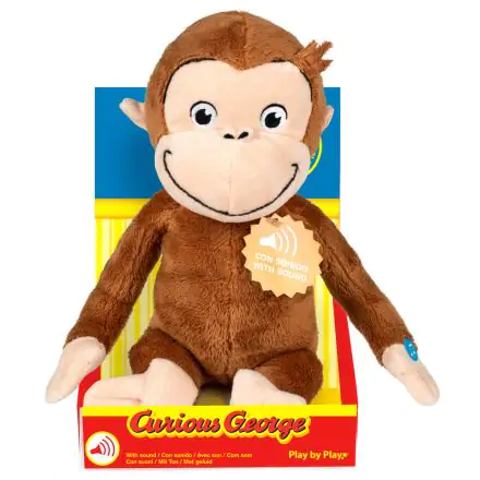 Curious George plüssfigura hanggal 23cm termékfotó