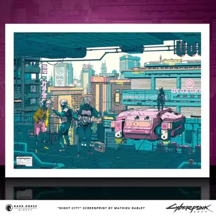Cyberpunk 2077 Art Print Night City 45 x 60 cm termékfotó