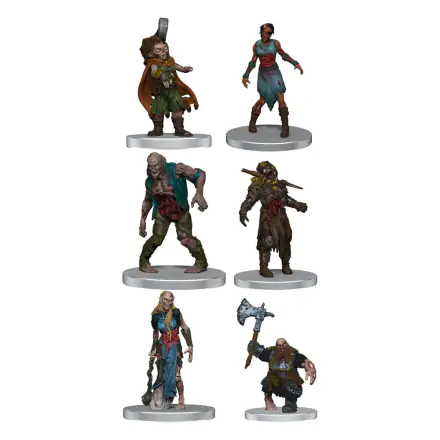 D&D Icons of the Realms pre-painted Miniatures Undead Armies - Zombies Set termékfotója