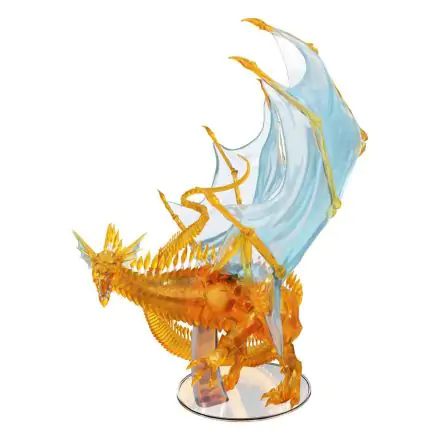 D&D Icons of the Realms Prepainted Miniature Adult Topaz Dragon szobor figura termékfotó