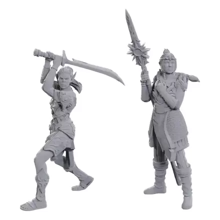 D&D Nolzur's Marvelous Miniatures Unpainted Miniature Lae'zel & Shadowheart termékfotó