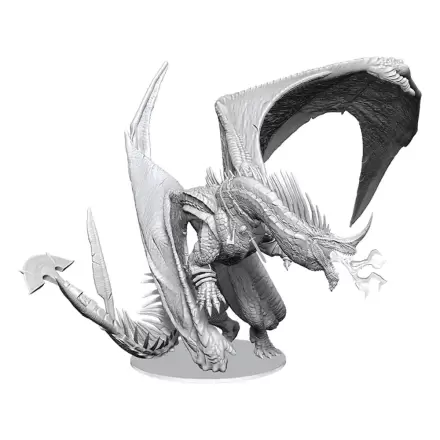D&D Nolzur's Marvelous Miniatures Unpainted Miniatures Ancient Blue Dragon 20 cm termékfotó