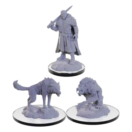 D&D Nolzur's Marvelous Miniatures miniature Unpainted Loup Garou termékfotója