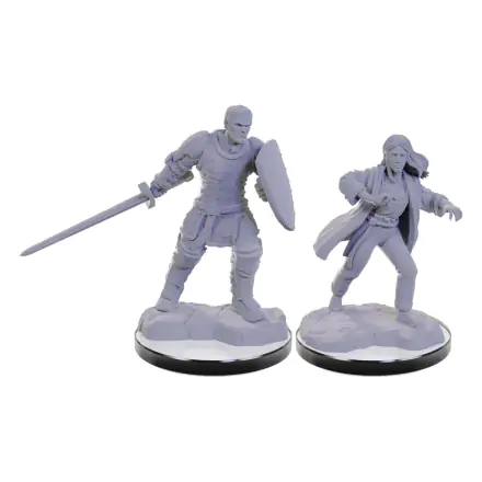 D&D Nolzur's Marvelous Miniatures miniature Unpainted Reborn Paladin & Warlock termékfotó
