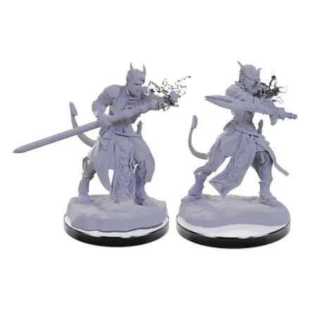 D&D Nolzur's Marvelous Miniatures miniature Unpainted Tiefling Warlocks termékfotó