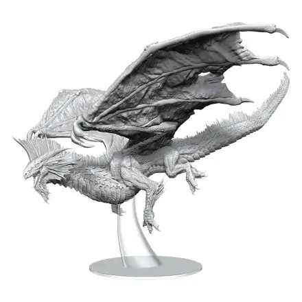 D&D Nolzur's Marvelous Miniatures Unpainted Miniature Adult Silver Dragon termékfotó