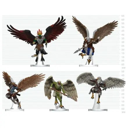 D&D Icons of the Realms Mini figurák Aarakocra Flock 20 cm termékfotó