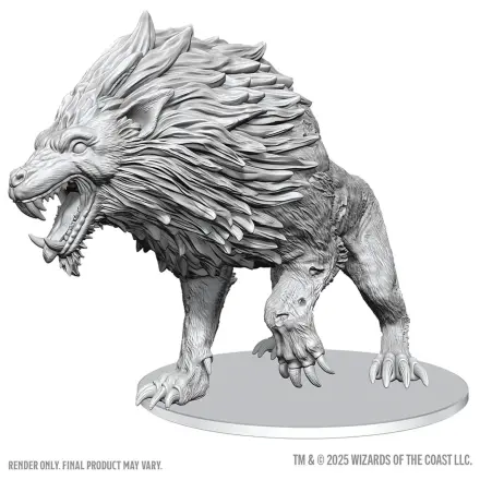 D&D Nolzur's Marvelous Miniatures Unpainted Miniatures Dire Worg 11 cm  termékfotó