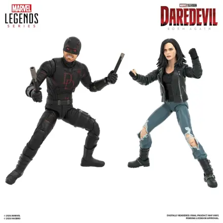 Daredevil: Born Again Marvel Legends Daredevil & Jessica Jones 2 db-os akciófigura csomag 15 cm termékfotó