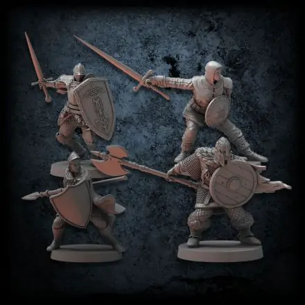 Dark Souls The Board Miniatures Unkindled Heroes Pack 1 termékfotó