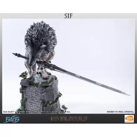 Dark Souls The Great Grey Wolf Sif szobor figura 64 cm termékfotója