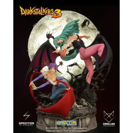 Darkstalkers 3 Specter 1/6 Morrigan & Lilith Diorama szobor figura 47 cm termékfotója