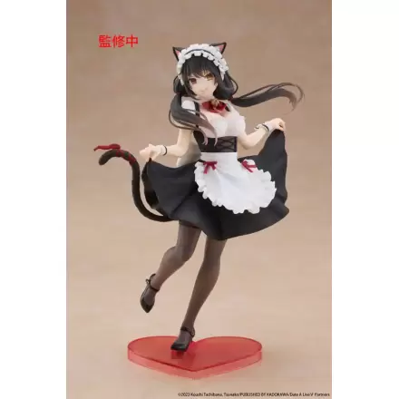 Date A Live V Coreful Kurumi Tokisaki Cat Ear Maid Ver. PVC szobor figura 18 cm termékfotó