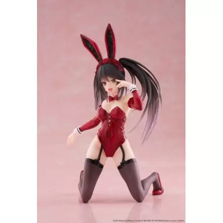 Date A Live V Desktop Cute figura Kurumi Tokisaki Bunny Ver. PVC szobor figura 13 cm termékfotója