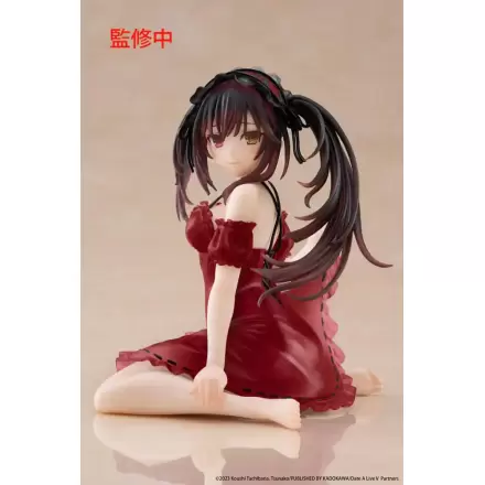 Date A Live V Desktop Cute figura Kurumi Tokisaki Nightwear Ver. Renewal PVC szobor figura 13 cm termékfotó