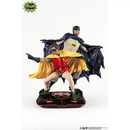 DC Comics 1/8 Batman & Robin 1966 PVC Diorama szobor figura 23 cm termékfotója