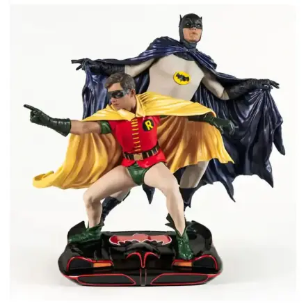 DC Comics 1/8 Batman & Robin 1966 PVC Diorama szobor figura 23 cm termékfotó