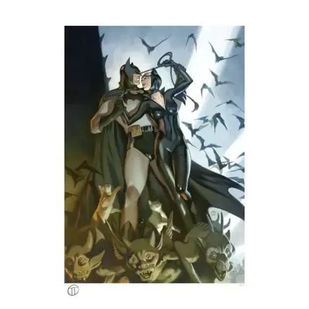 DC Comics Art Print Batman & Catwoman 46 x 61 cm - keretezetlen vászonkép termékfotó