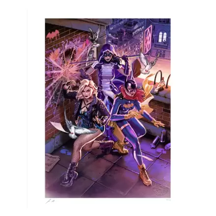 DC Comics Art Print Birds of Prey: Dawn Variant 46 x 61 cm - keretezetlen vászonkép termékfotó