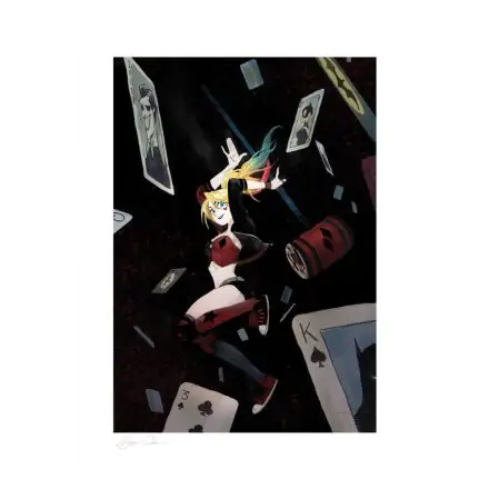 DC Comics Art Print Harley Quinn 46 x 61 cm - keretezetlen vászonkép termékfotó