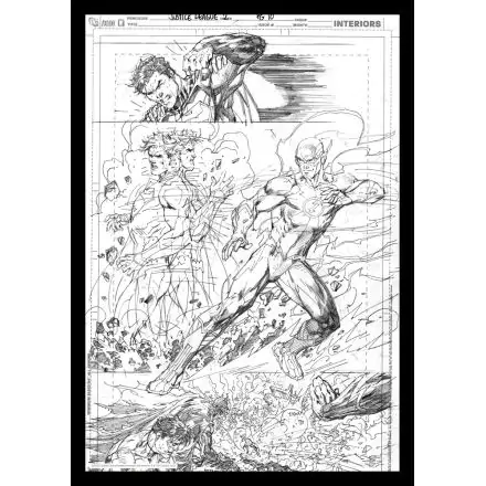 DC Comics Art Print Superman & Flash Comic Book Art Print 42 x 30 cm termékfotó