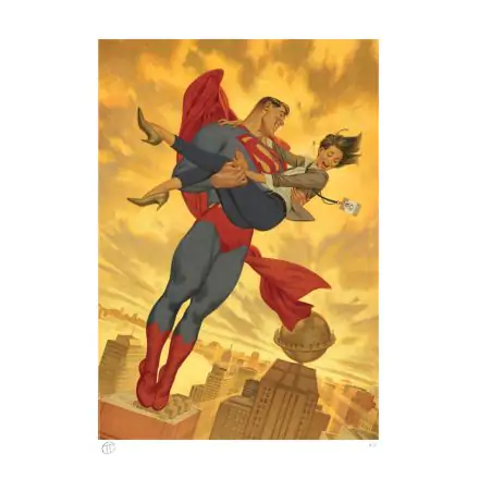 DC Comics Art Print Superman & Lois Lane 46 x 61 cm - keretezetlen vászonkép termékfotó