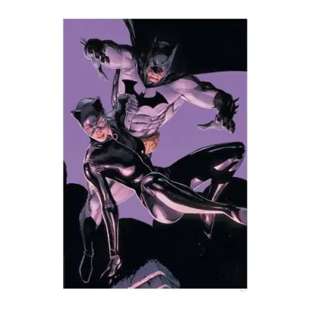 DC Comics Art Print The Bat and The Cat 46 x 61 cm - keretezetlen vászonkép termékfotó