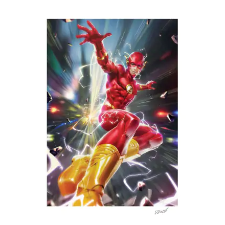 DC Comics Art Print The Flash 46 x 61 cm - keretezetlen vászonkép termékfotója